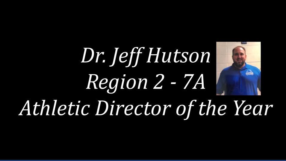 Dr. Hutson Athletic Director of the Year